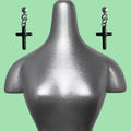 Bratz Doll Jewellery & Accessory Black Crucifix Earrings