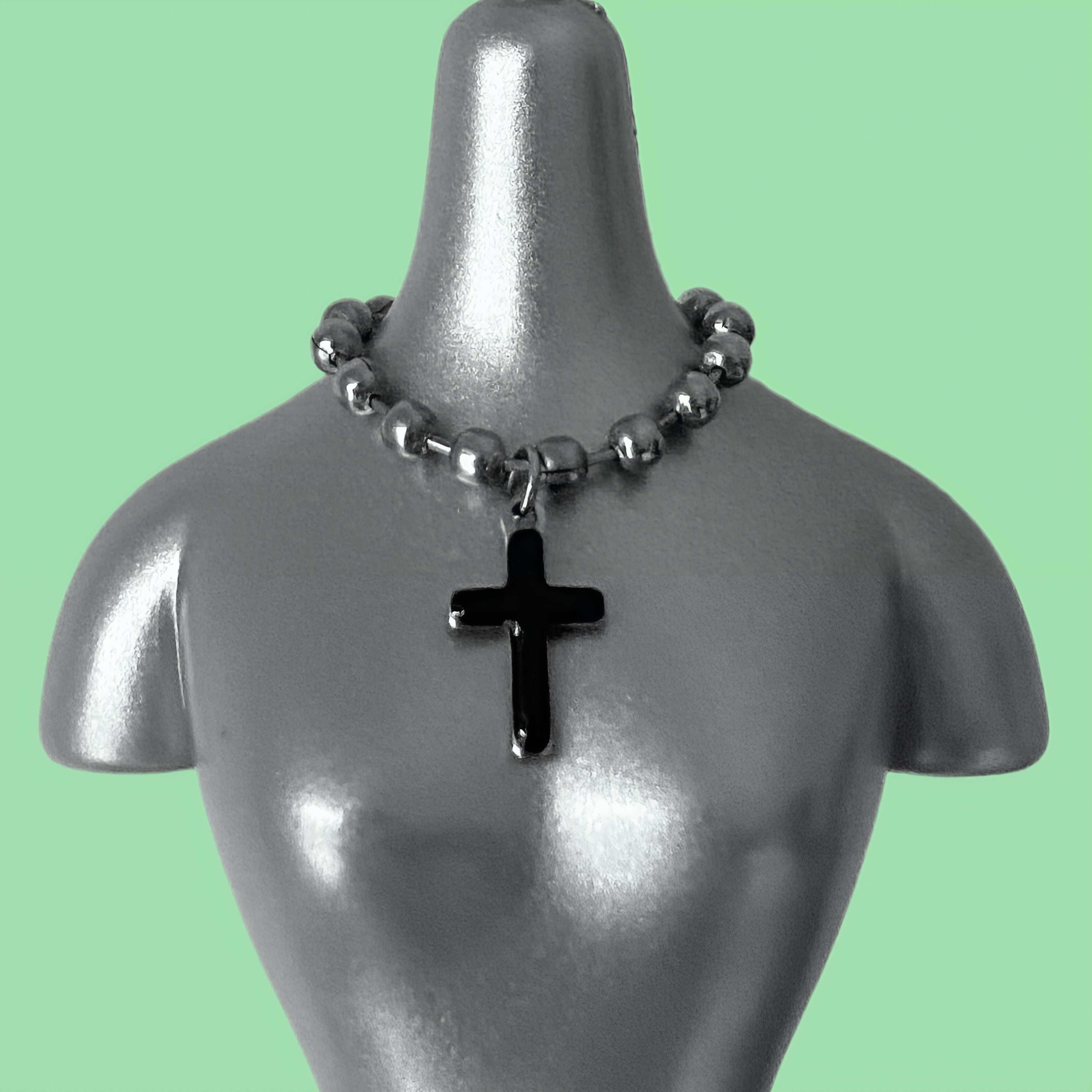 Bratz Doll Jewellery & Accessory Black Crucifix Necklace